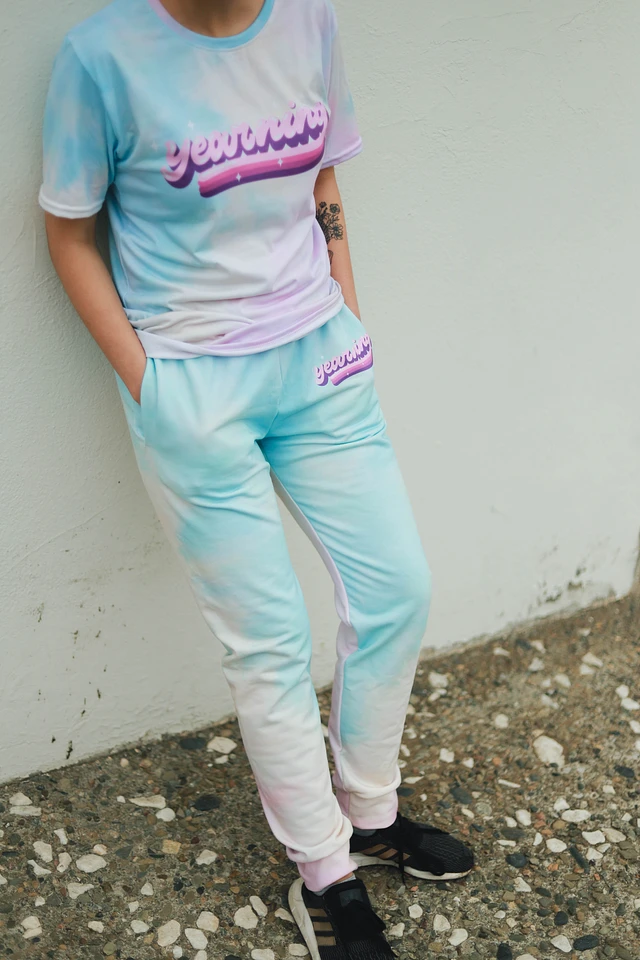Yearning Blue TieDye Joggers product image (1)