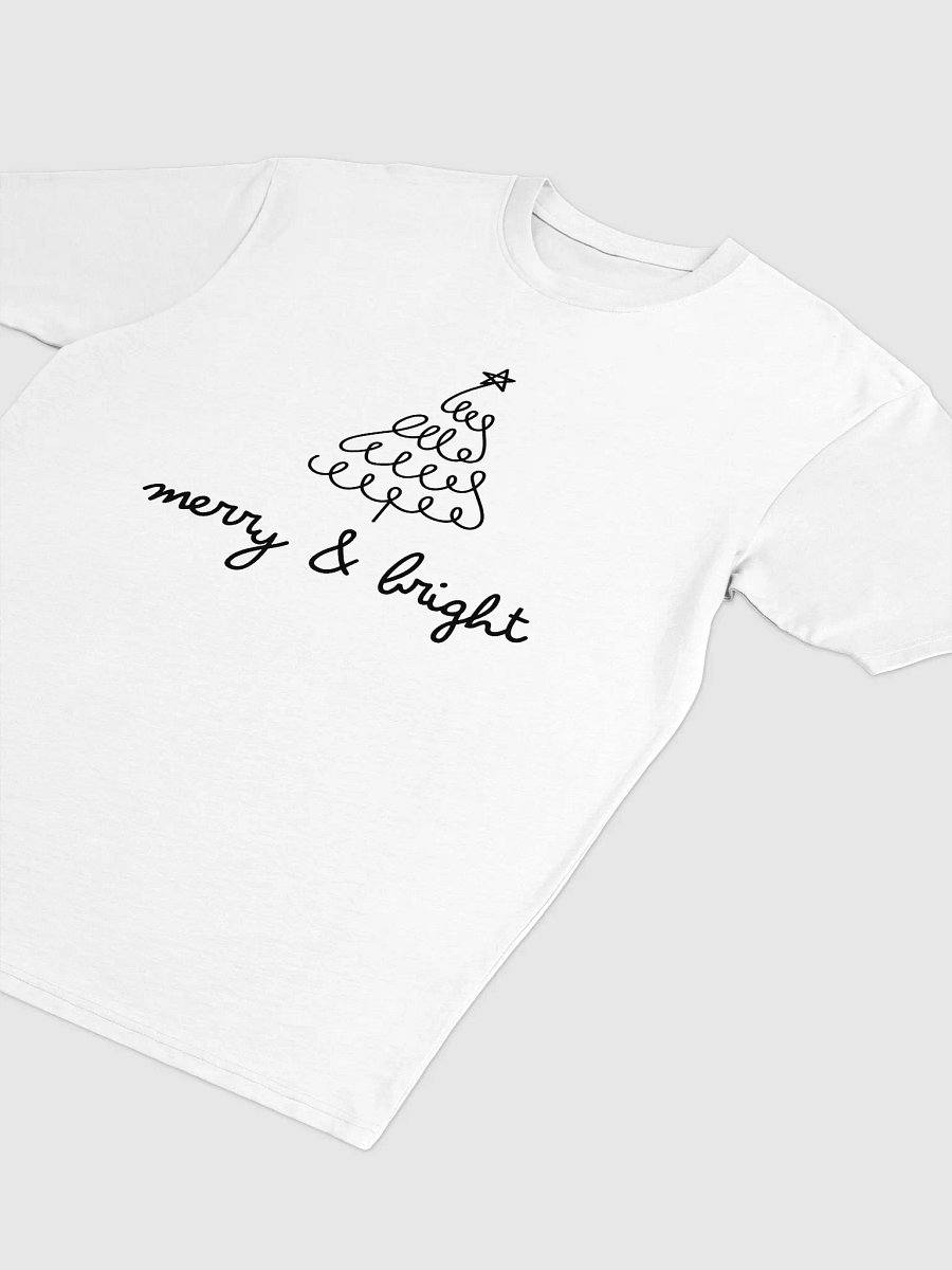 Christmas Men's T-shit | merry & bright | large print product image (3)