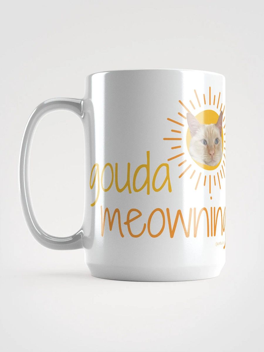 Gouda Meowning Mug (15oz) product image (6)