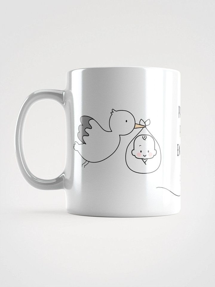 Mug Blanc - Promu Papy en 2026 - Cigogne Annonce Naissance - Cadeau Original product image (2)