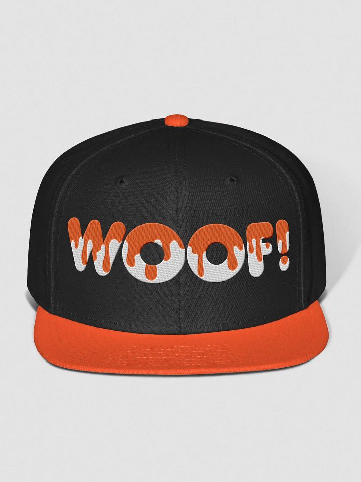 Speak Hat - WOOF! - Orange Drip product image (1)
