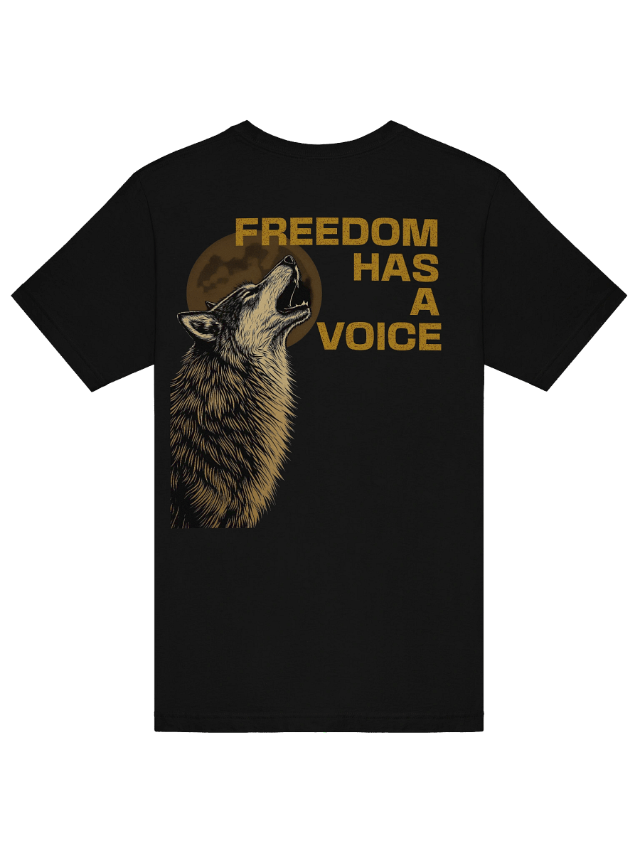 Freedom Has A Voice Howling Wolf - Bella Canvas Unisex Tee product image (6)