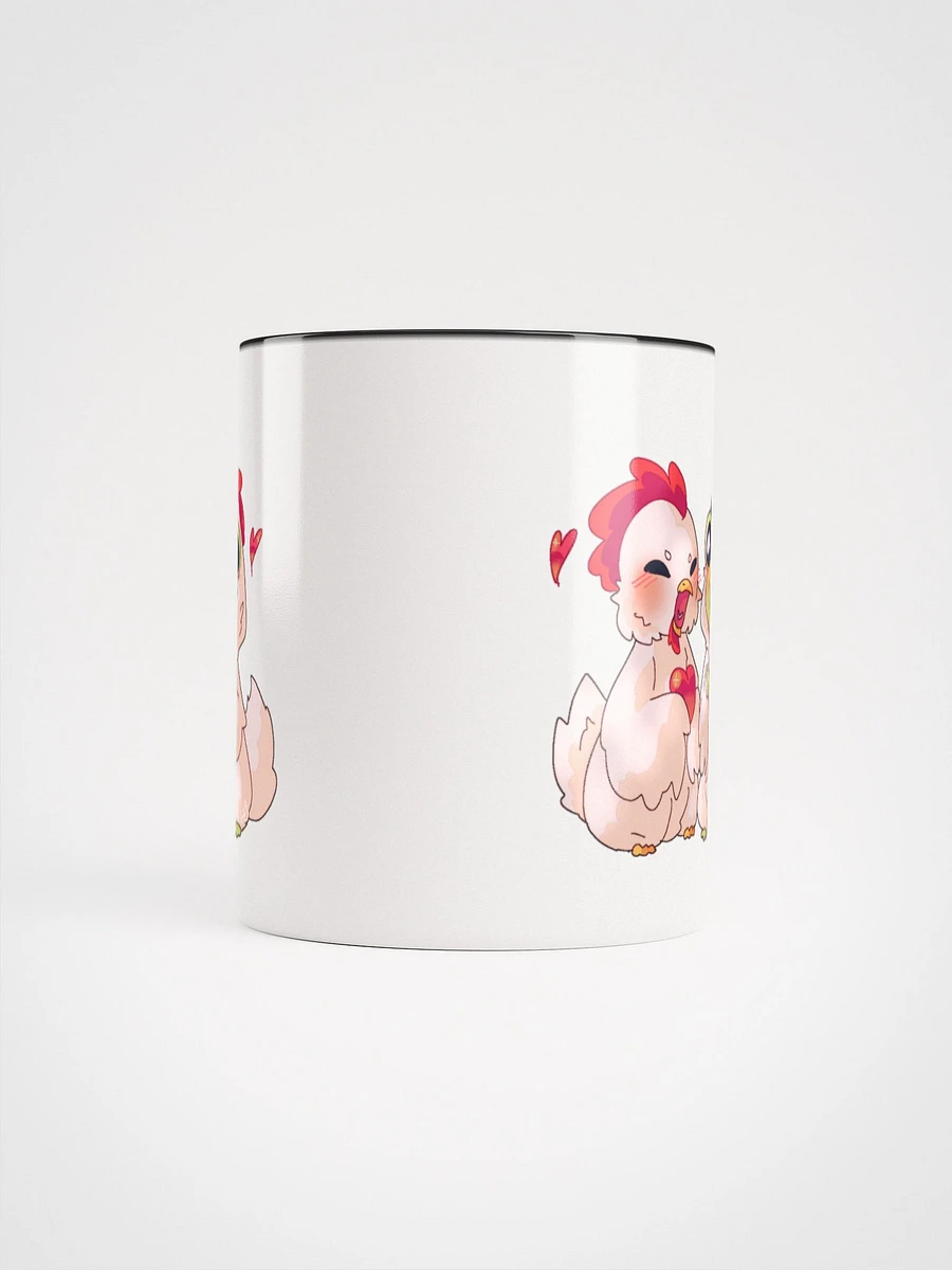 'Hop and Flutter into Love' Ceramic Mug with Color Inside product image (5)