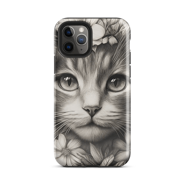 Floral Feline iPhone® Tough Case product image (25)