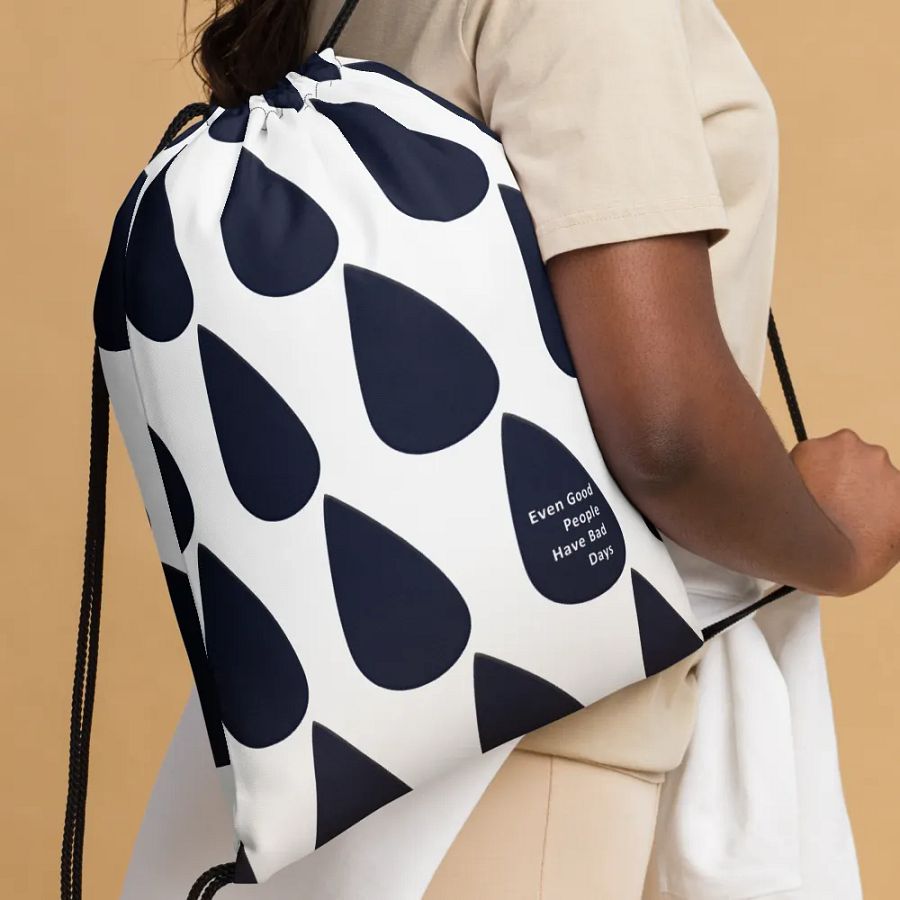 Even Good People Drawstring Bag product image (4)