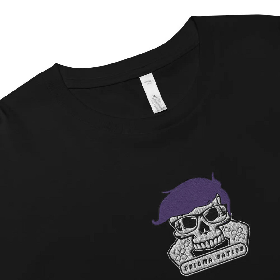 Enigma Nation AS Colour Women's Premium Crop Top (EMBRODERED) product image (4)
