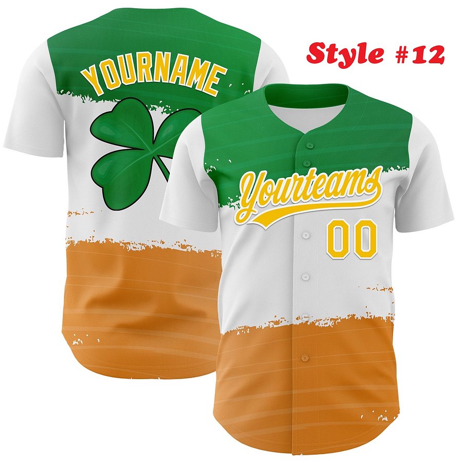 Authentic Baseball Jersey, Custom Baseball Jersey, Personalized Sport Jersey, Colorful, Number, Patrik Day product image (187)