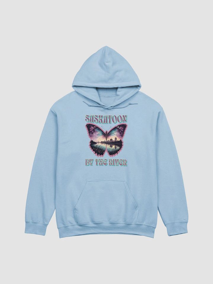 Saskatoon By The River Urban Butterfly Reflection Hoodie product image (5)