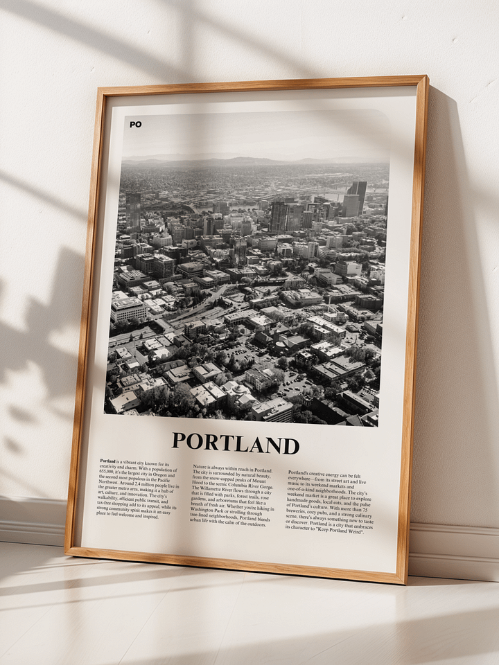 Portland 01 Newspaper Poster product image (2)