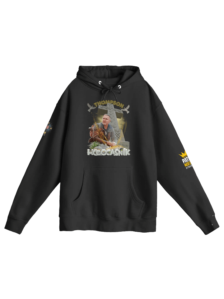 Checkered Shield Cross Hoodie Thompson Ako Ne Znaš Šta Je Bilo product image (1)