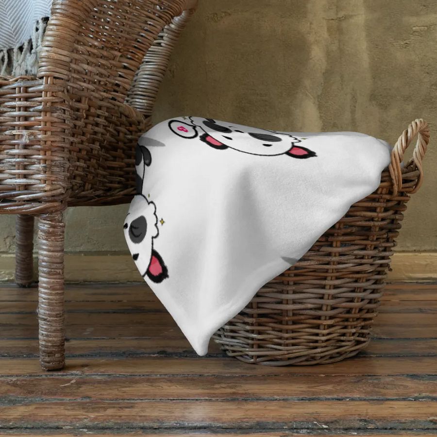 Panda Party Throw Blanket product image (4)