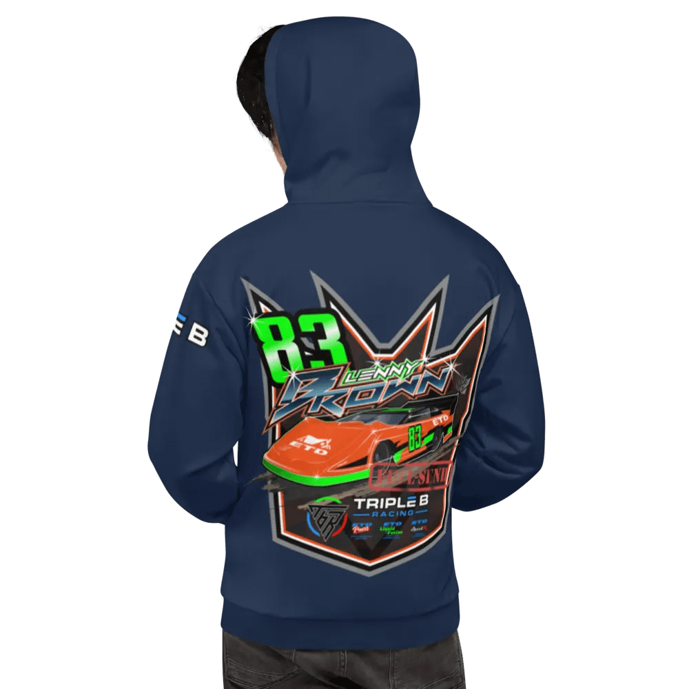 Lenny Brown Late Model Hoodie (Navy) product image (4)