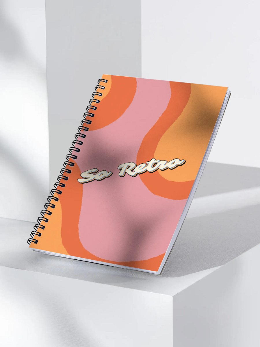 "So Retro" Spiral Notebook product image (3)
