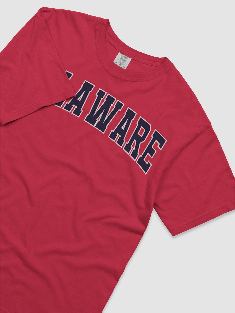 Delaware Vintage Varsity Unisex Garment-Dyed T-shirt product image (26)