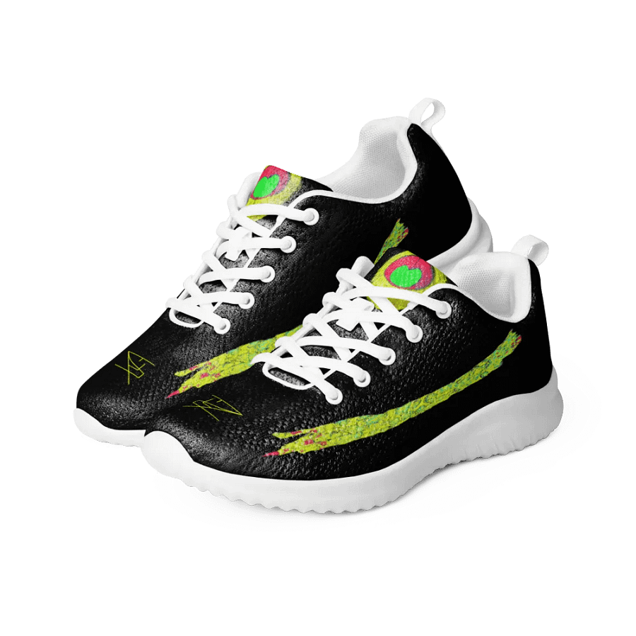 Black with Yellow Peacock Shoe product image (8)