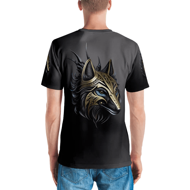 Black & Gold Fox T shirt product image (2)