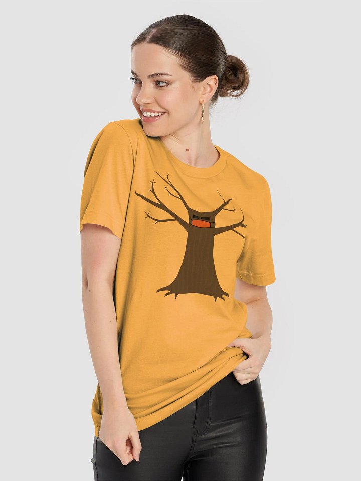 Spooky Tree Wearing A Face Mask Supersoft T-Shirt product image (1)