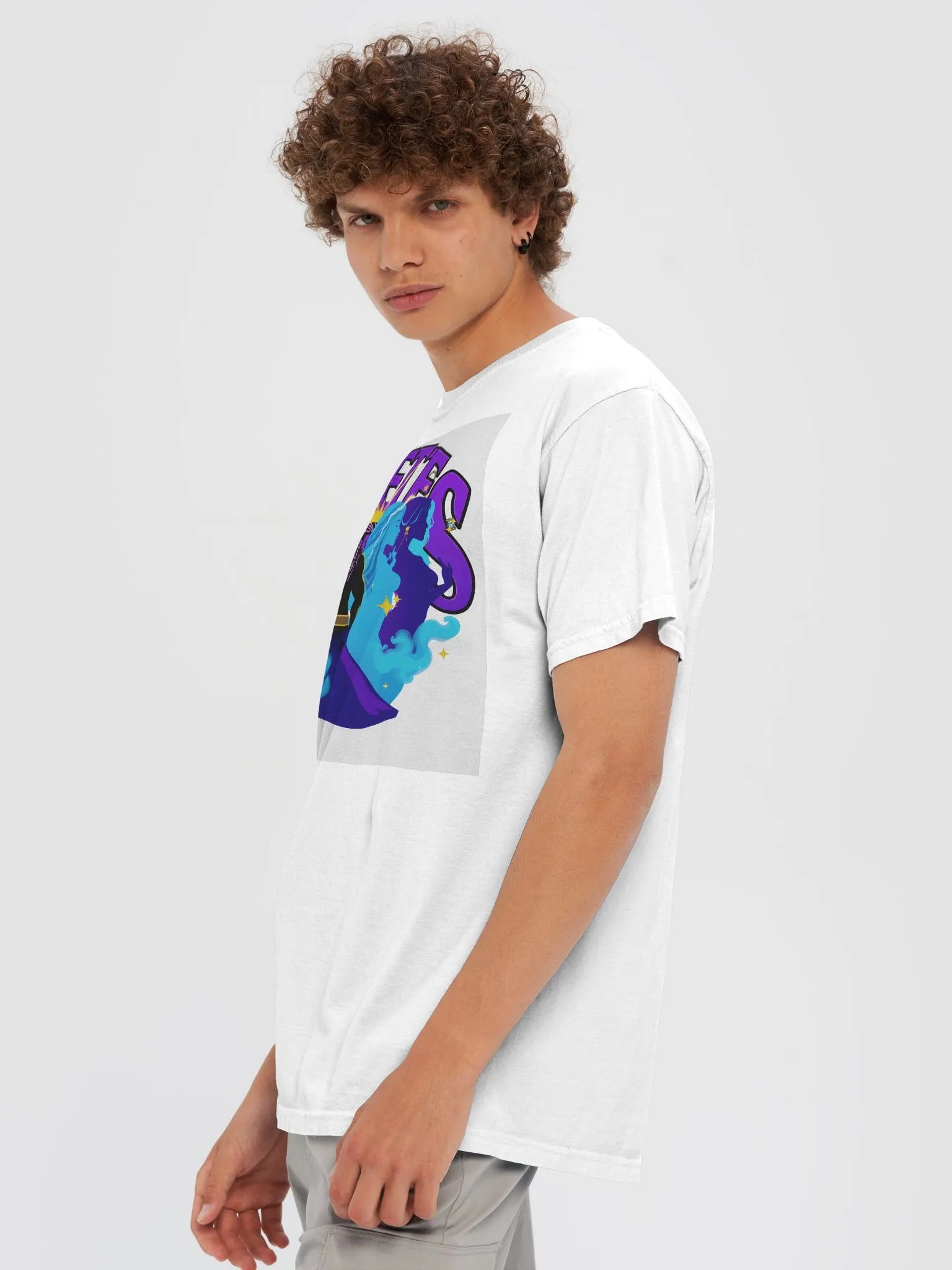 DHP Purple & Gold Moettes Comfort Tee product image (6)