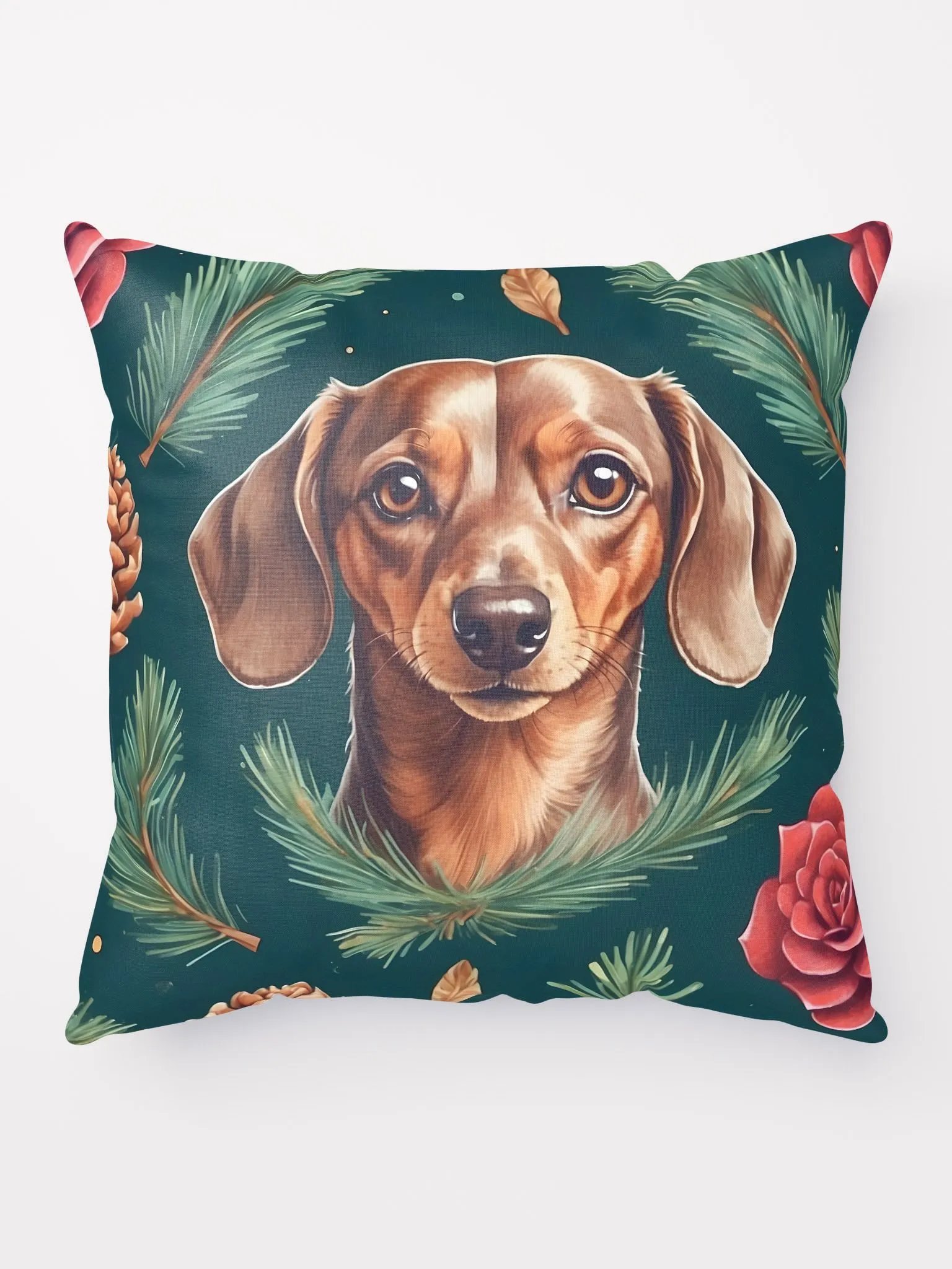 Dachshund Amidst Festive Flora product image (9)