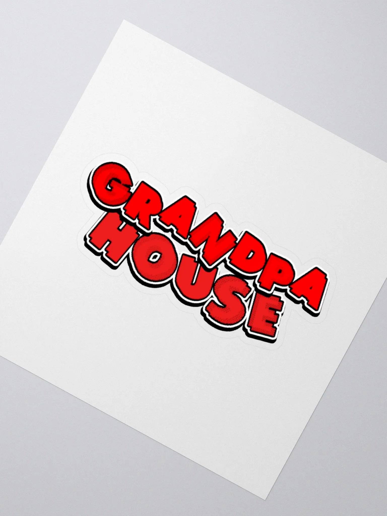 Grandpa House Sticker product image (2)