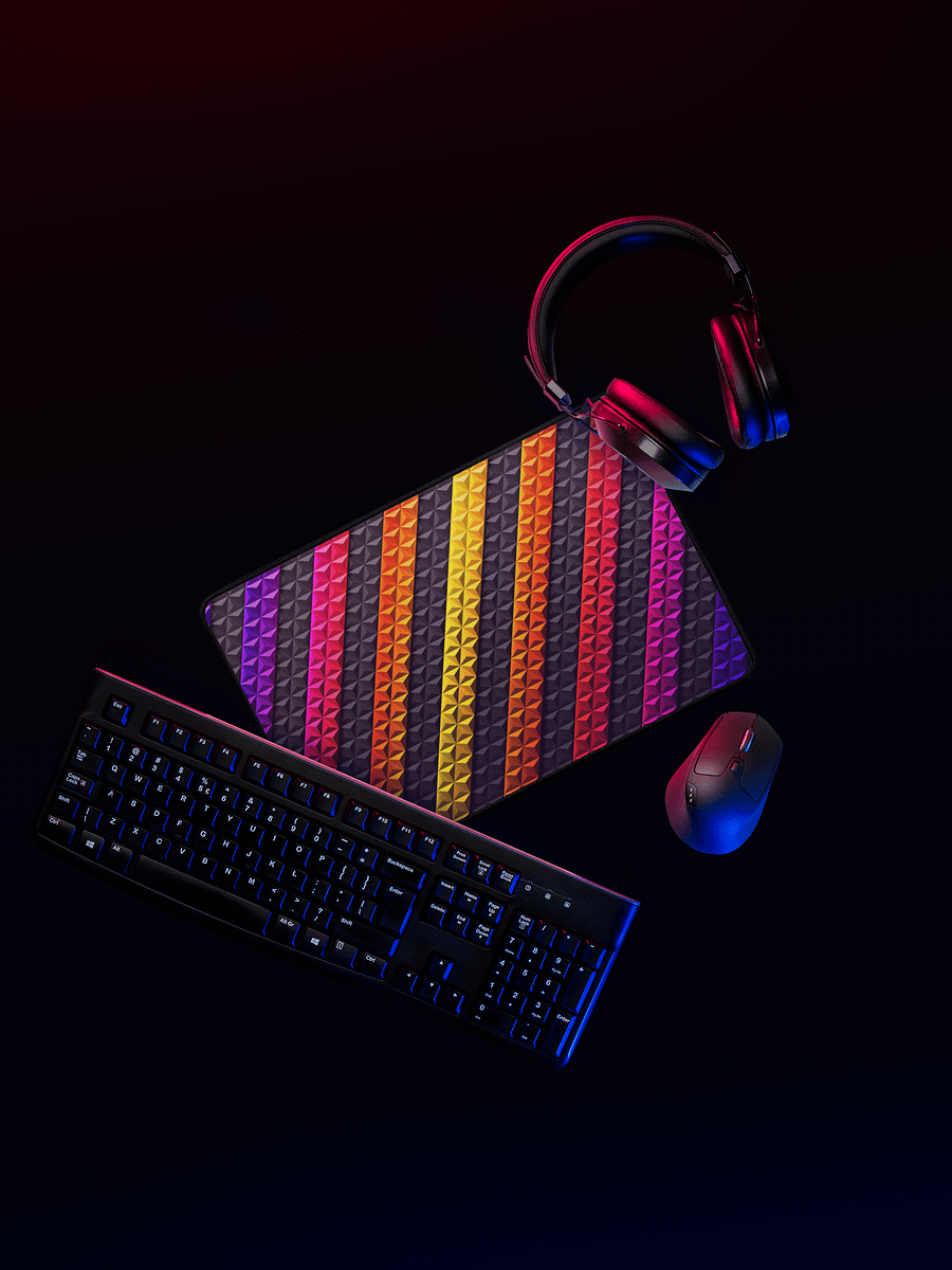 Geodesic Sunset - Desk Mat product image (1)