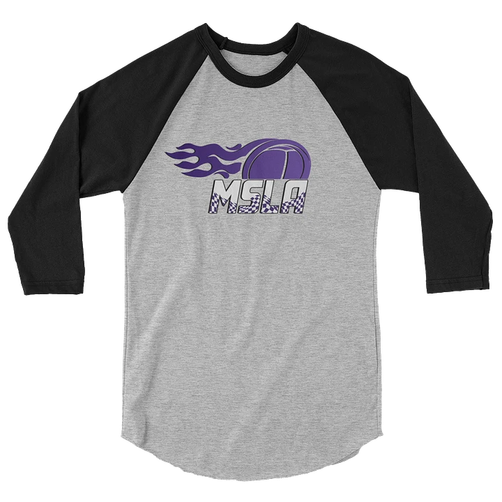 MSLA Purple Jersey Raglan Tee product image (21)