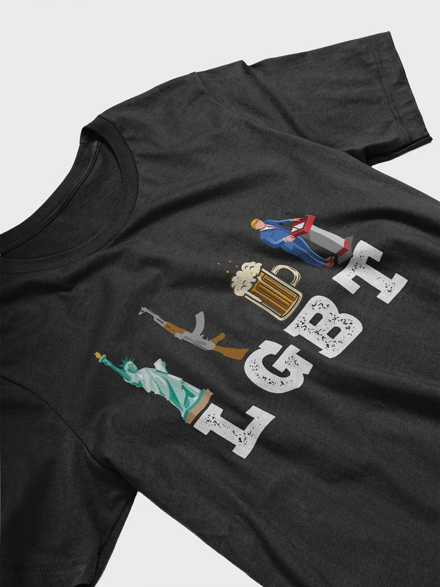 LGBT Liberty Guns Beer Trump Political Support Republican Men's T-Shirt product image (6)
