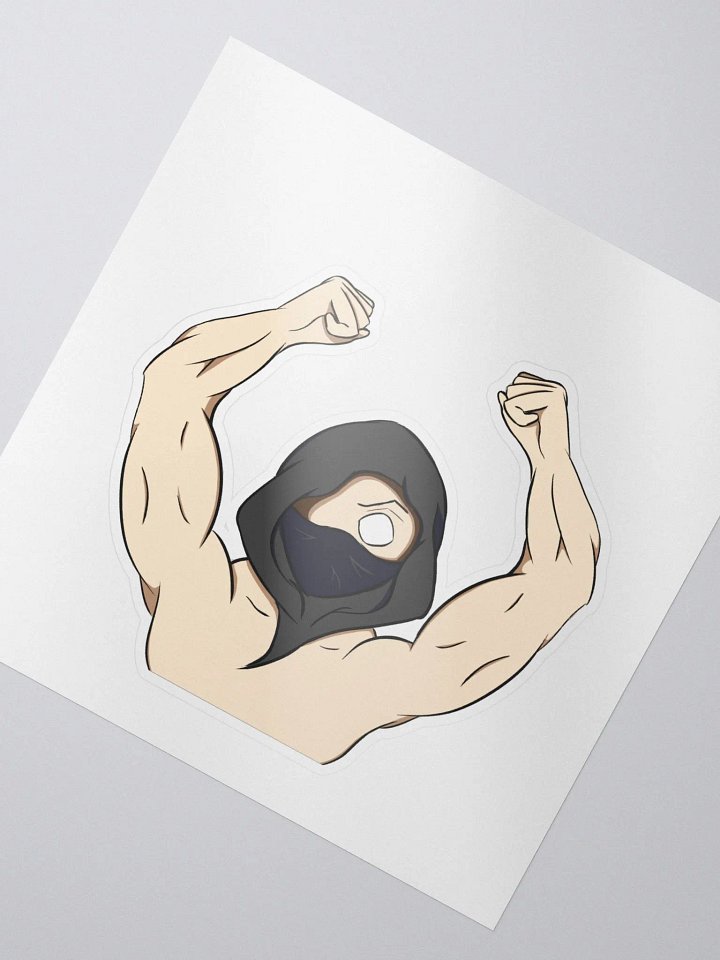 Pumped Up Bandit Sticker product image (2)