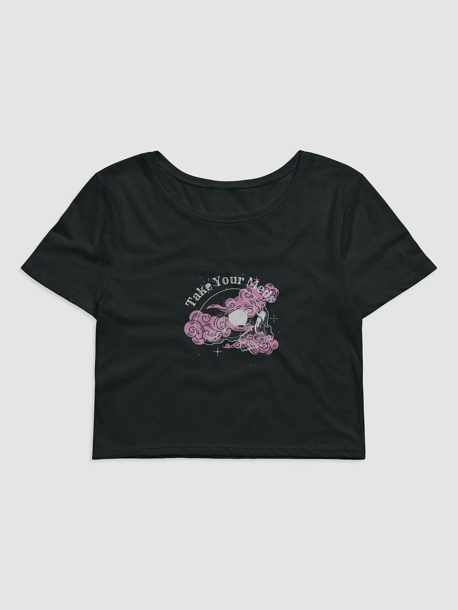 Take Your Meds Cropped Tee (White Design) product image (1)