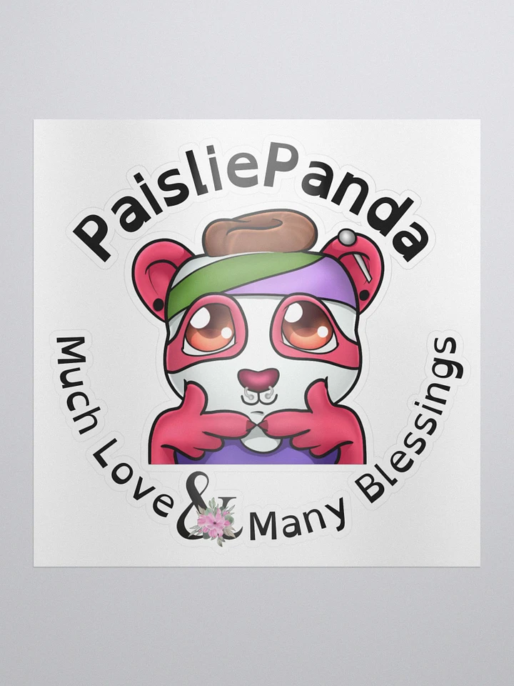 UwU PaisliePanda Love and Blessings Sticker product image (1)