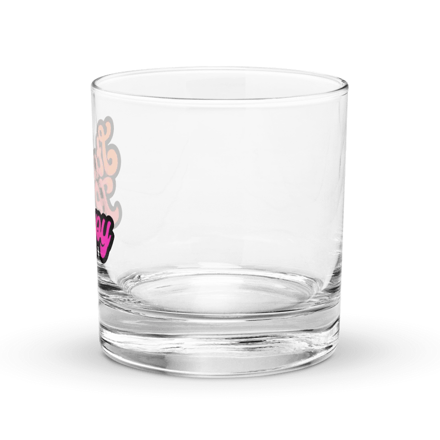 Stay Happy Rocks Glass product image (2)