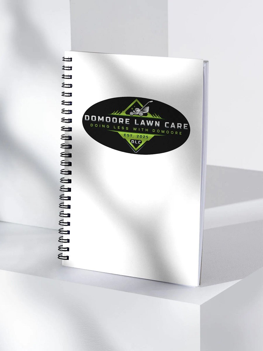 DoMoore Lawn Care Spiral Notebook product image (4)