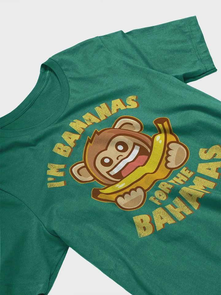 Bahamas Shirt : Bahamas Monkey : I'm Bananas For The Bahamas product image (1)