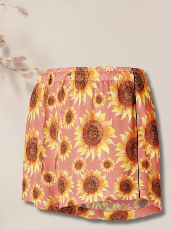 Sunflower Patterned Shorts product image (1)