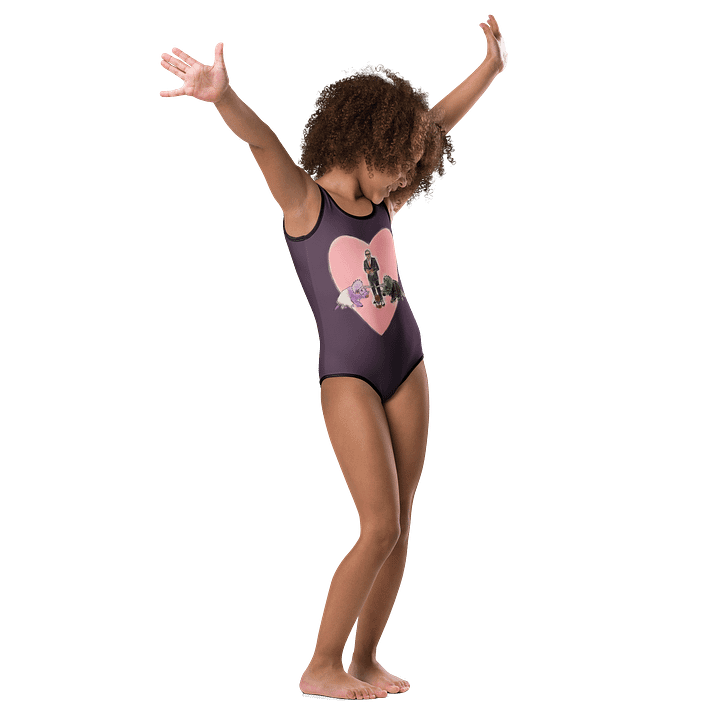 "Jurassic Park Wedding" Kid's One Piece Swimsuit product image (1)