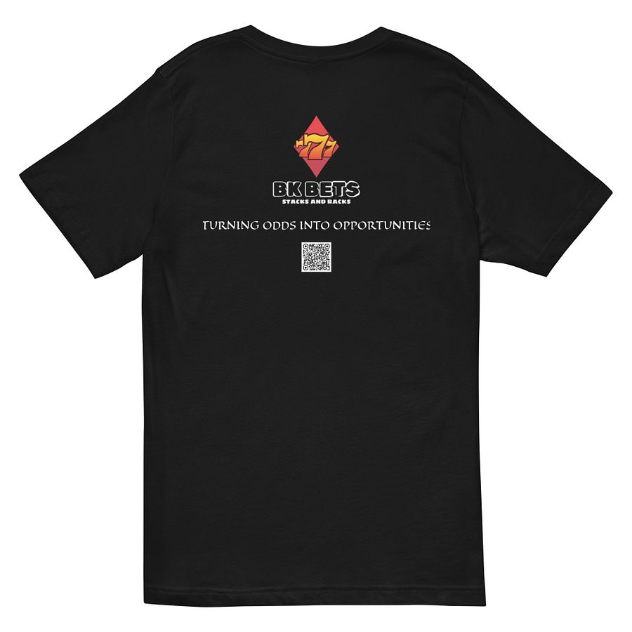 BK BETS UNISEX T-SHIRT V-NECK - BLACK product image (2)