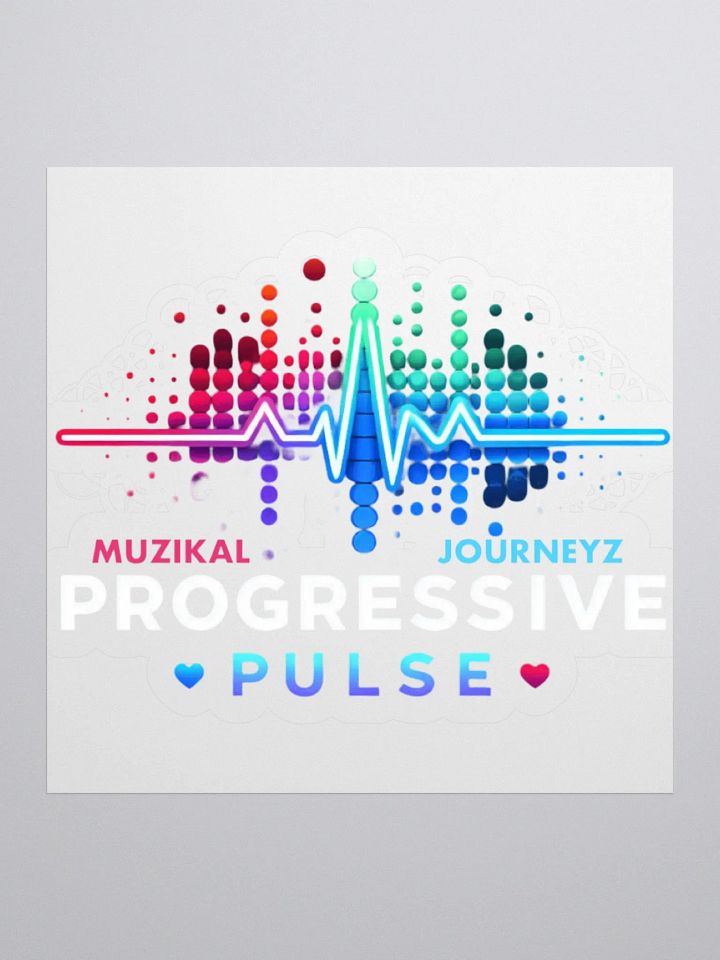 Progressive Pulse Kiss Cut Stickers product image (1)
