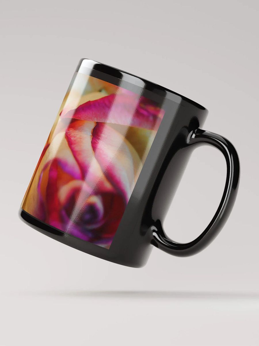 Flowers 76 Black Coffee Mug product image (4)