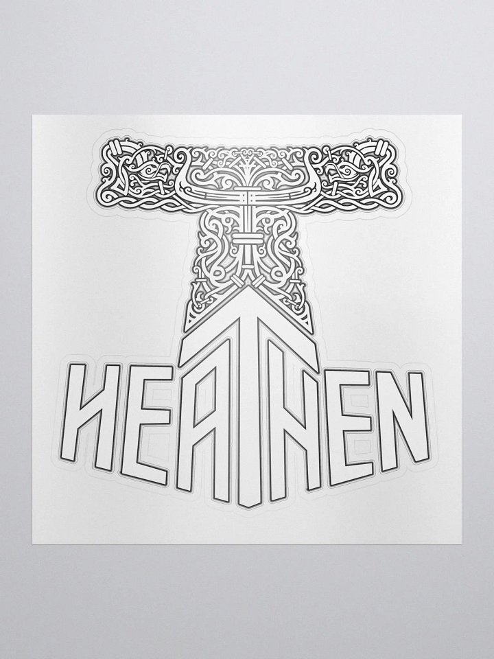 Heathen Kiss-Cut Sticker product image (1)