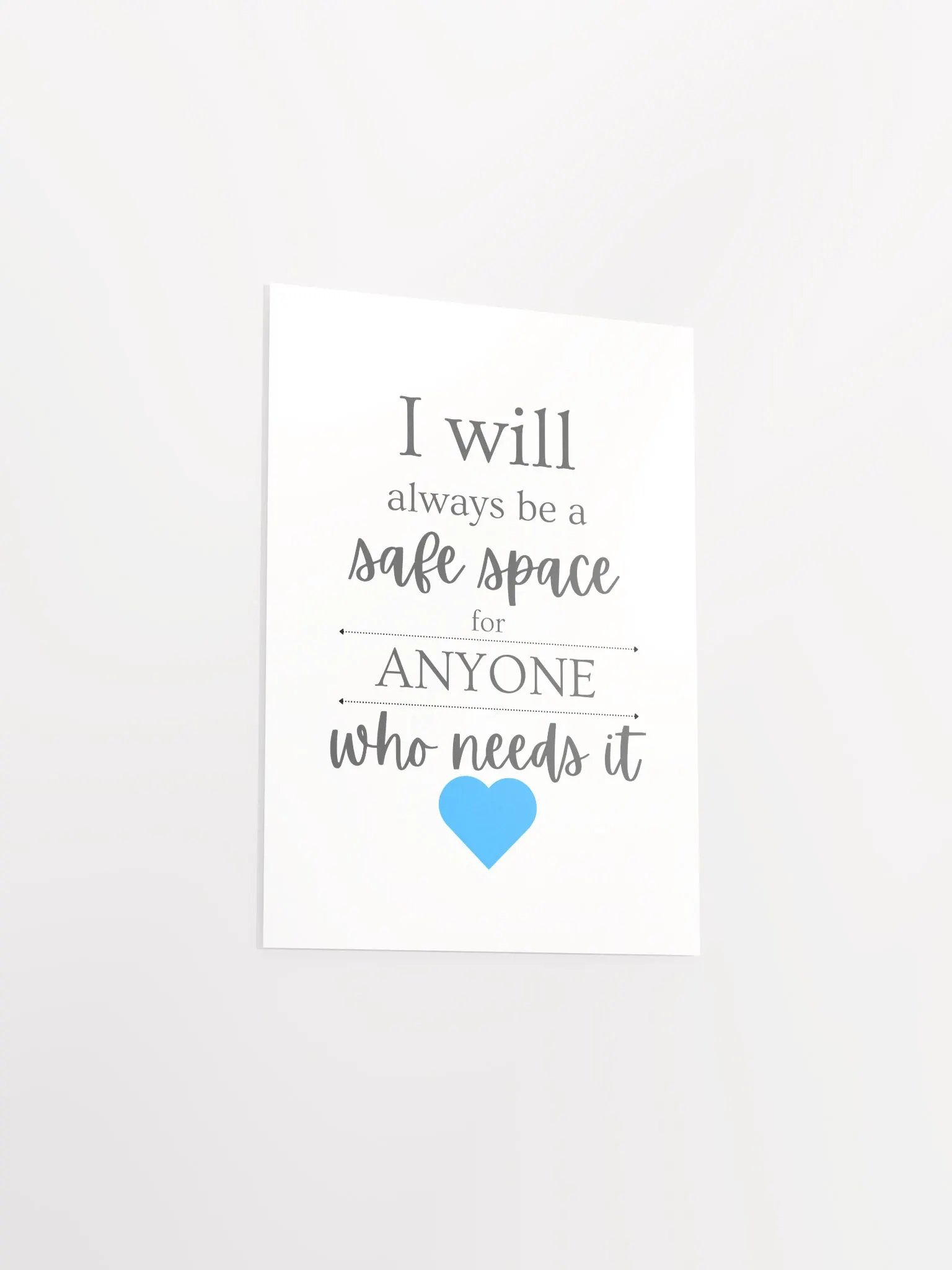 "Safe Space" Matte Poster product image (19)
