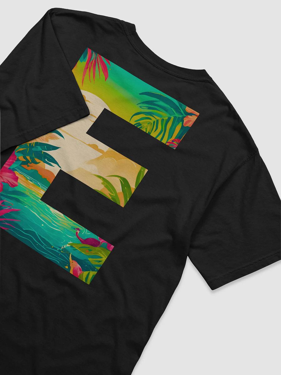 Tropical Sunset Paradise T-Shirt (Letter-E) product image (7)