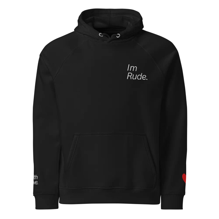 Love Me Or Leave : Eco-Friendly Hoodie product image (2)
