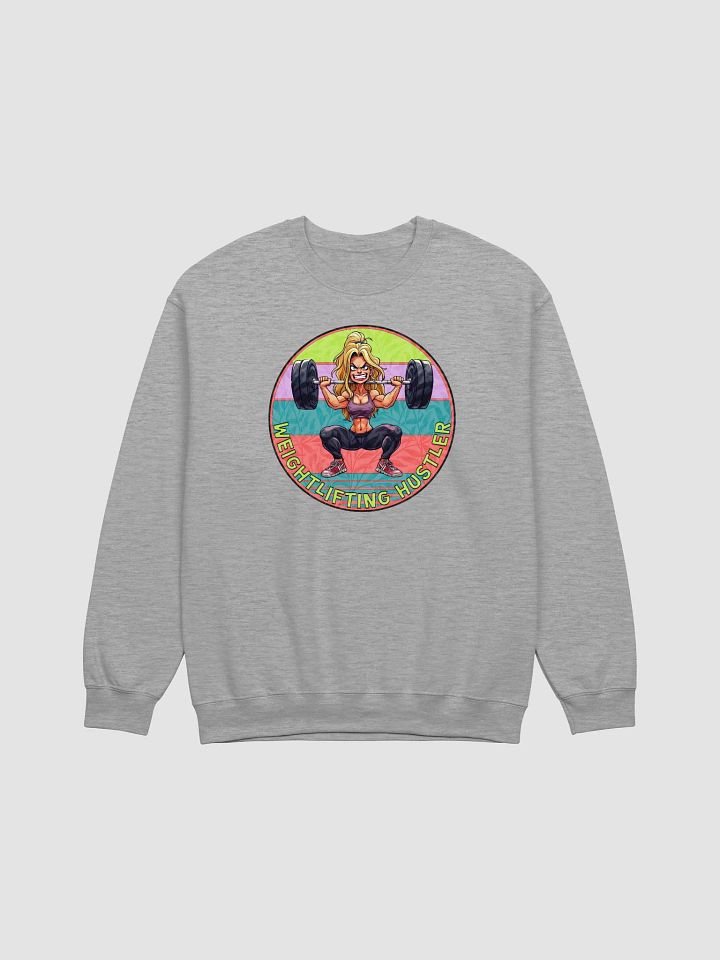 Weightlifting Hustler Female Muscle Crewneck Sweatshirt product image (22)