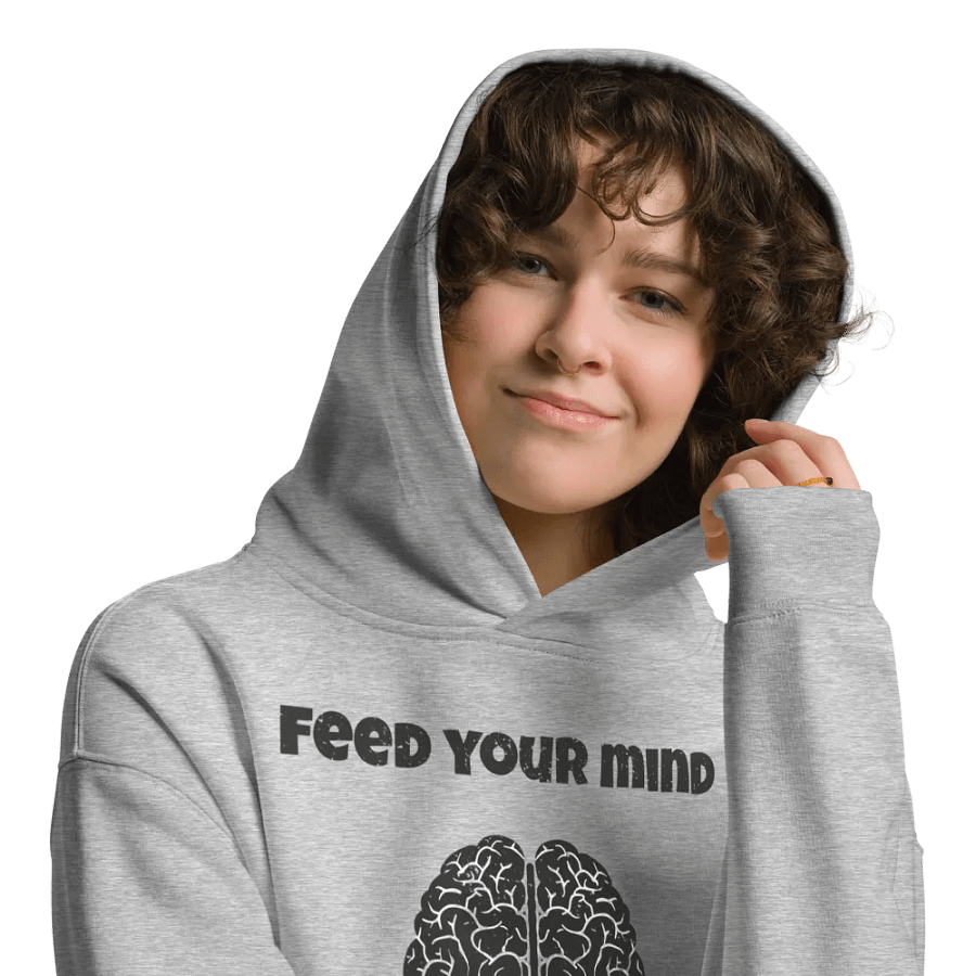 Feed Your Mind Unisex Premium Oversized Hoodie product image (9)