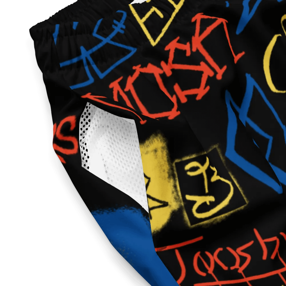 UBL Graffiti Tag Swim Trunks product image (4)