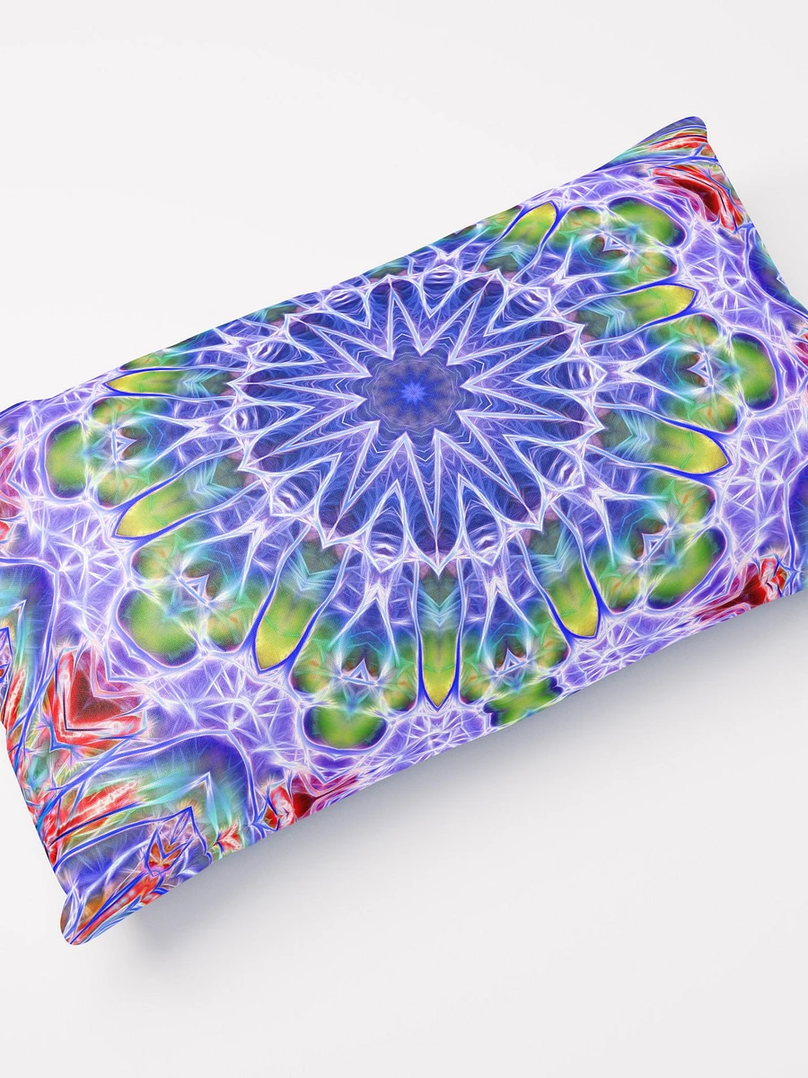 Blue Red Kaleidoscope Throw Pillow product image (10)