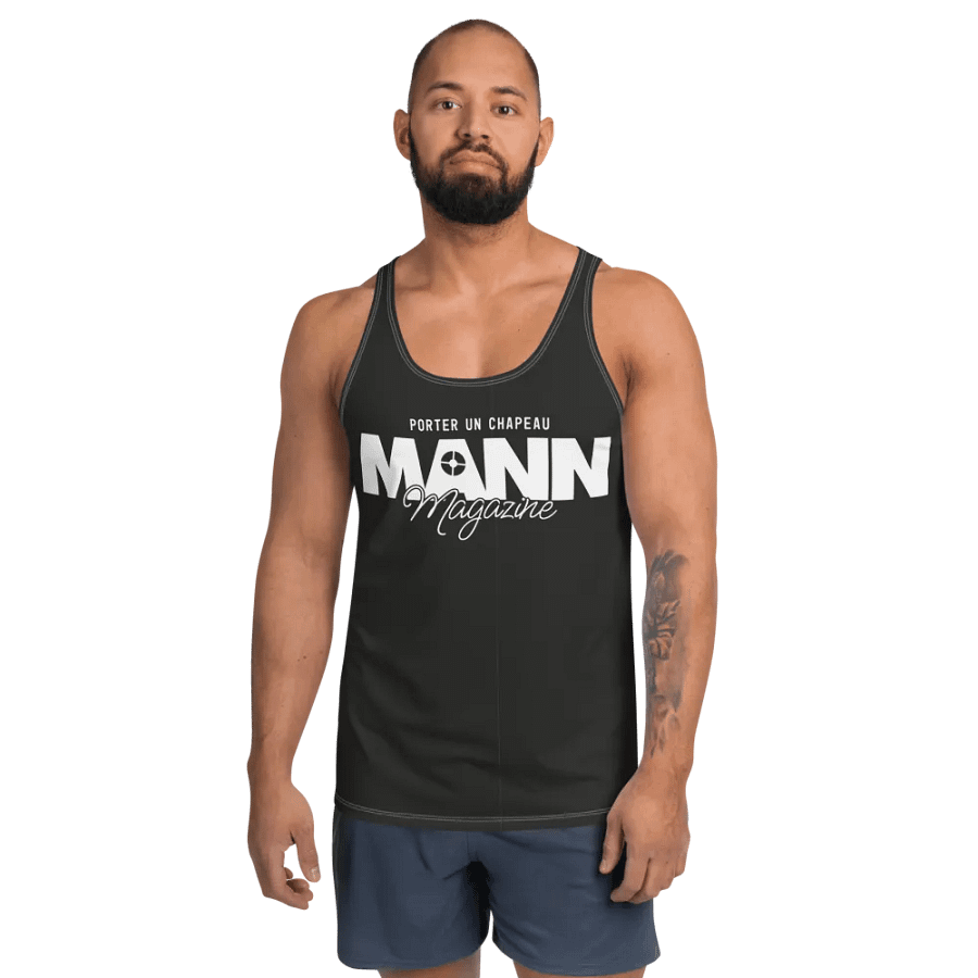 MANN Magazine Black Tank Top product image (1)