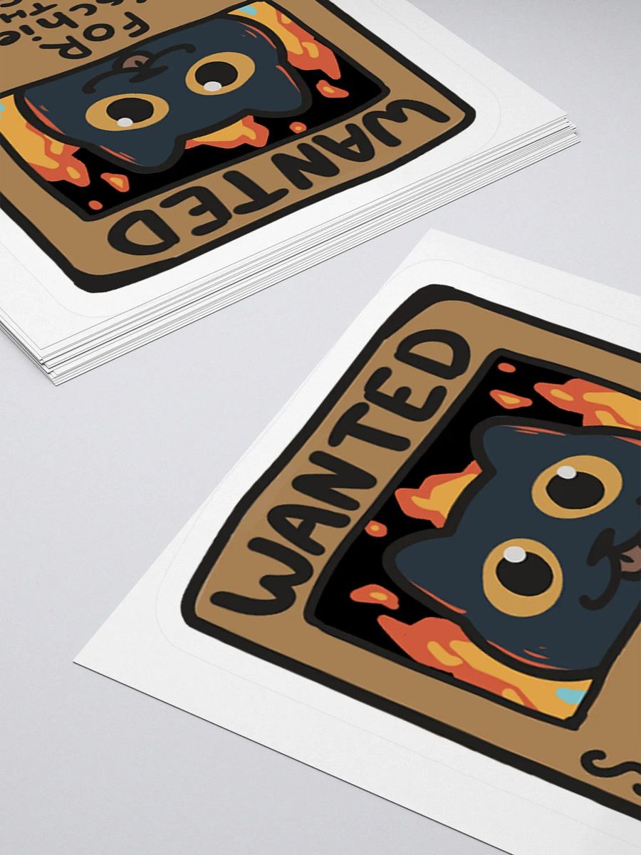 Straw Cat – Wanted Sticker product image (10)