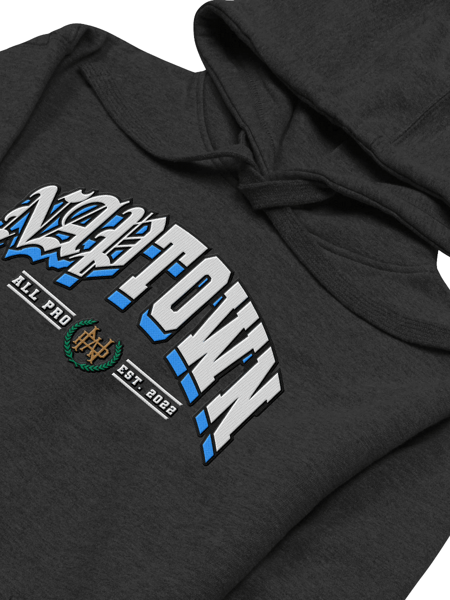 Uni Hoodie - Black (Davis Blue) product image (3)