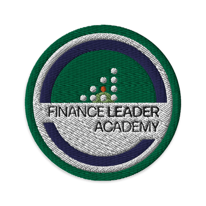 Finance Leader Academy Circular Patch product image (1)